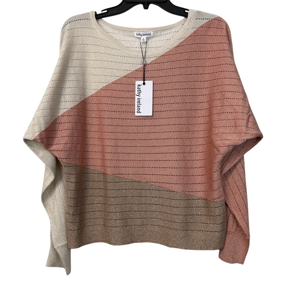 🧨 5/$25 Women's Ombre Lightweight Sweater - Peach and Beige - Picture 2 of 6